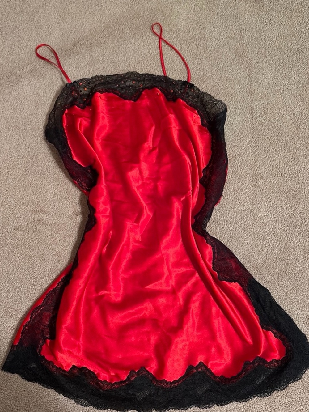 Vintage Victoria’s Secret Satin Lace Slip Dress